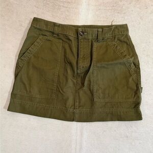 Old Navy Olive Mini Skirt